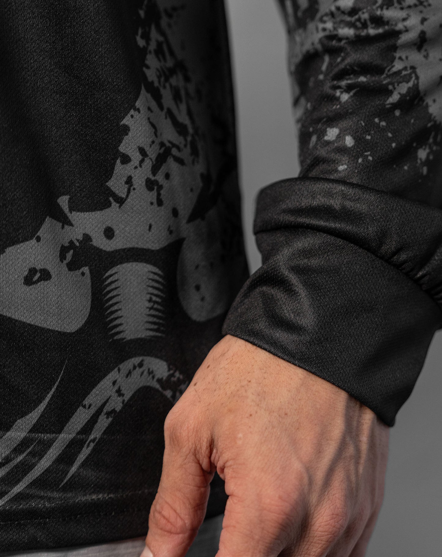 Aquaholics Fishing Jersey - Coal