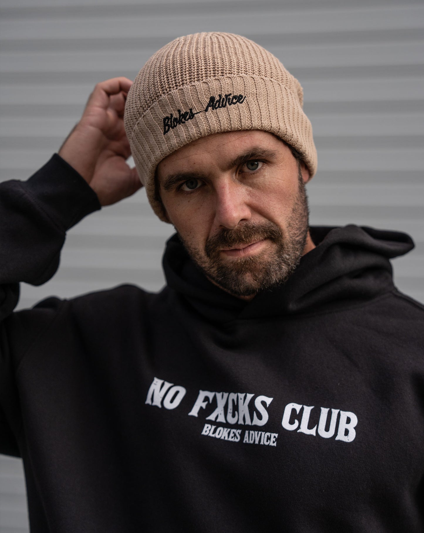 Logo Beanie - Sand