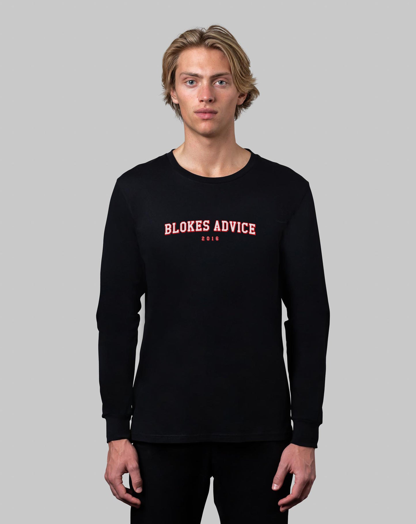 College Longsleeve - Black