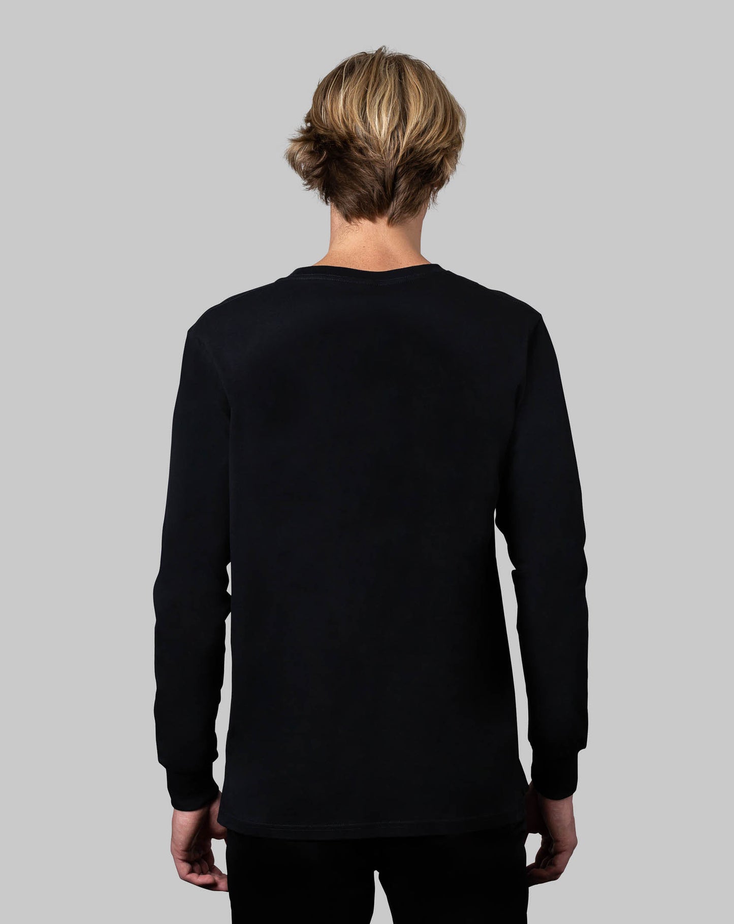 College Longsleeve - Black