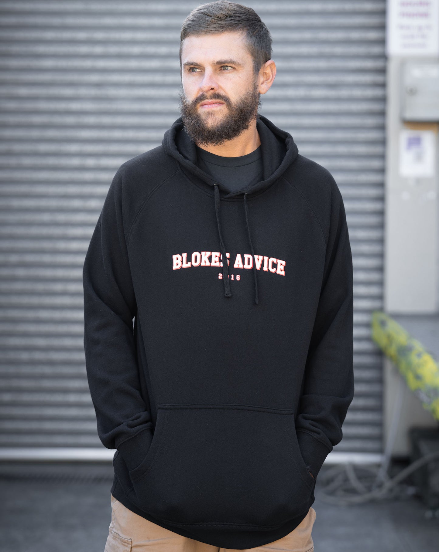 College Hoodie - Black