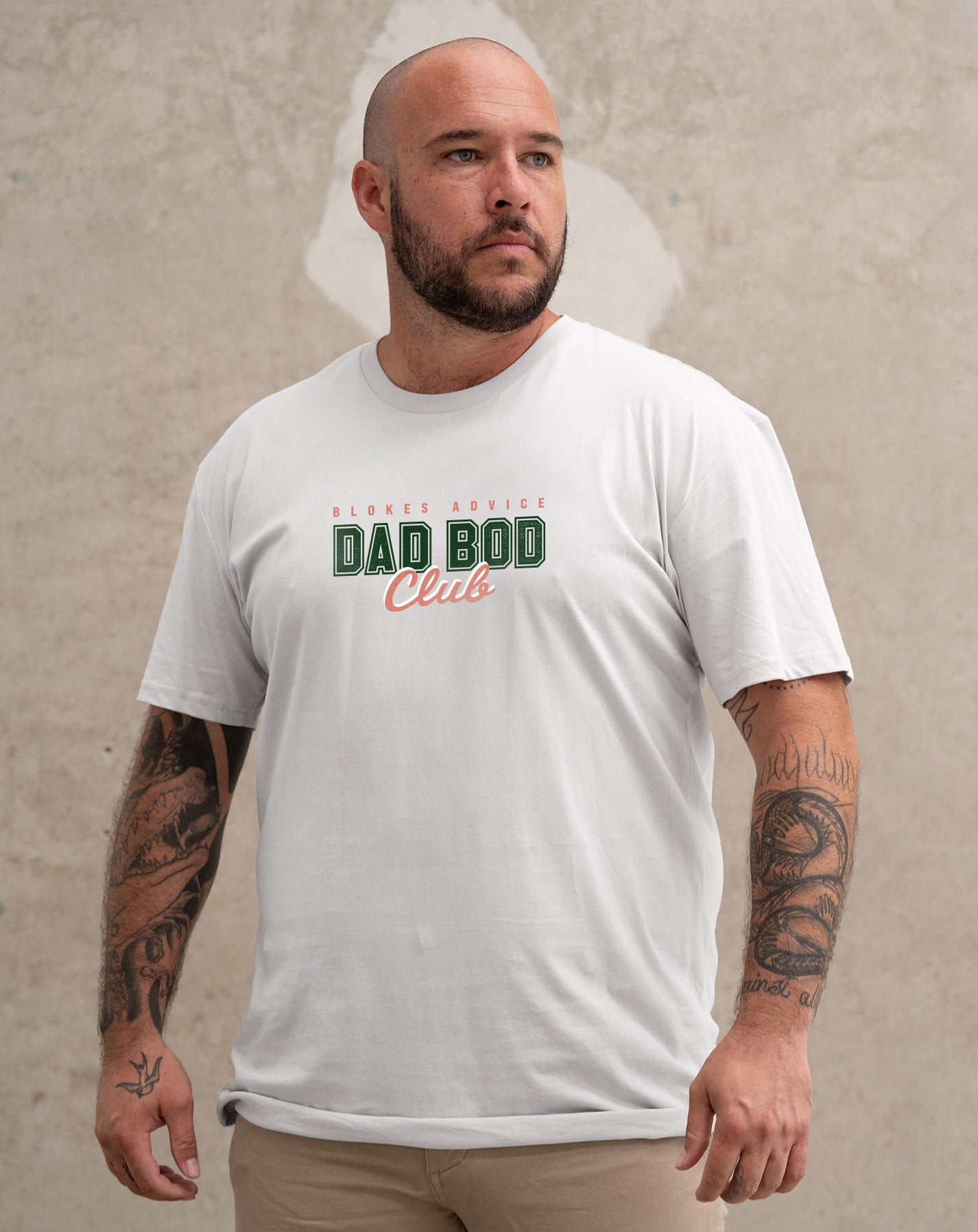 Dad Bod Champs Tee - White