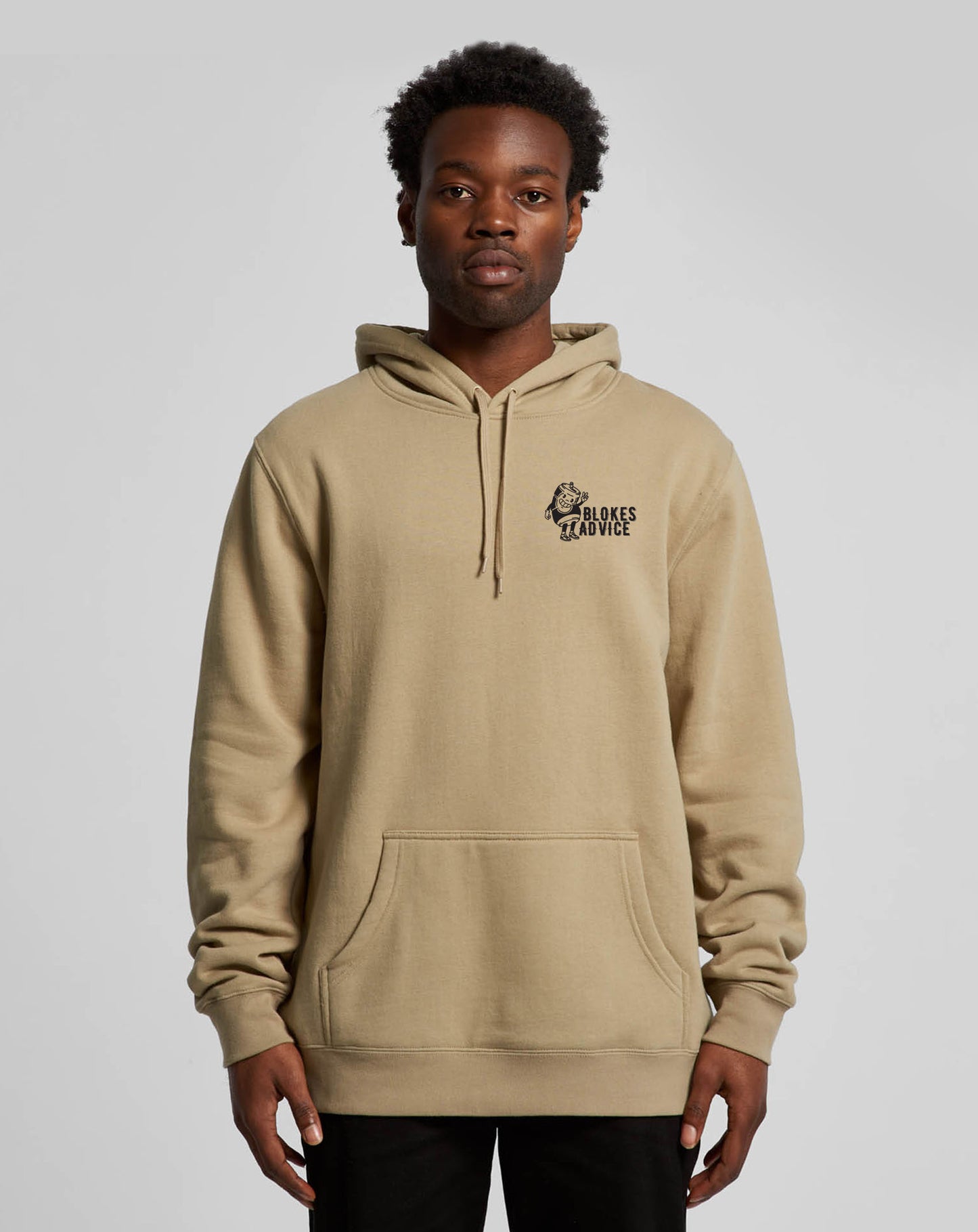 Dad Bod Club Heavy Hoodie - Sand