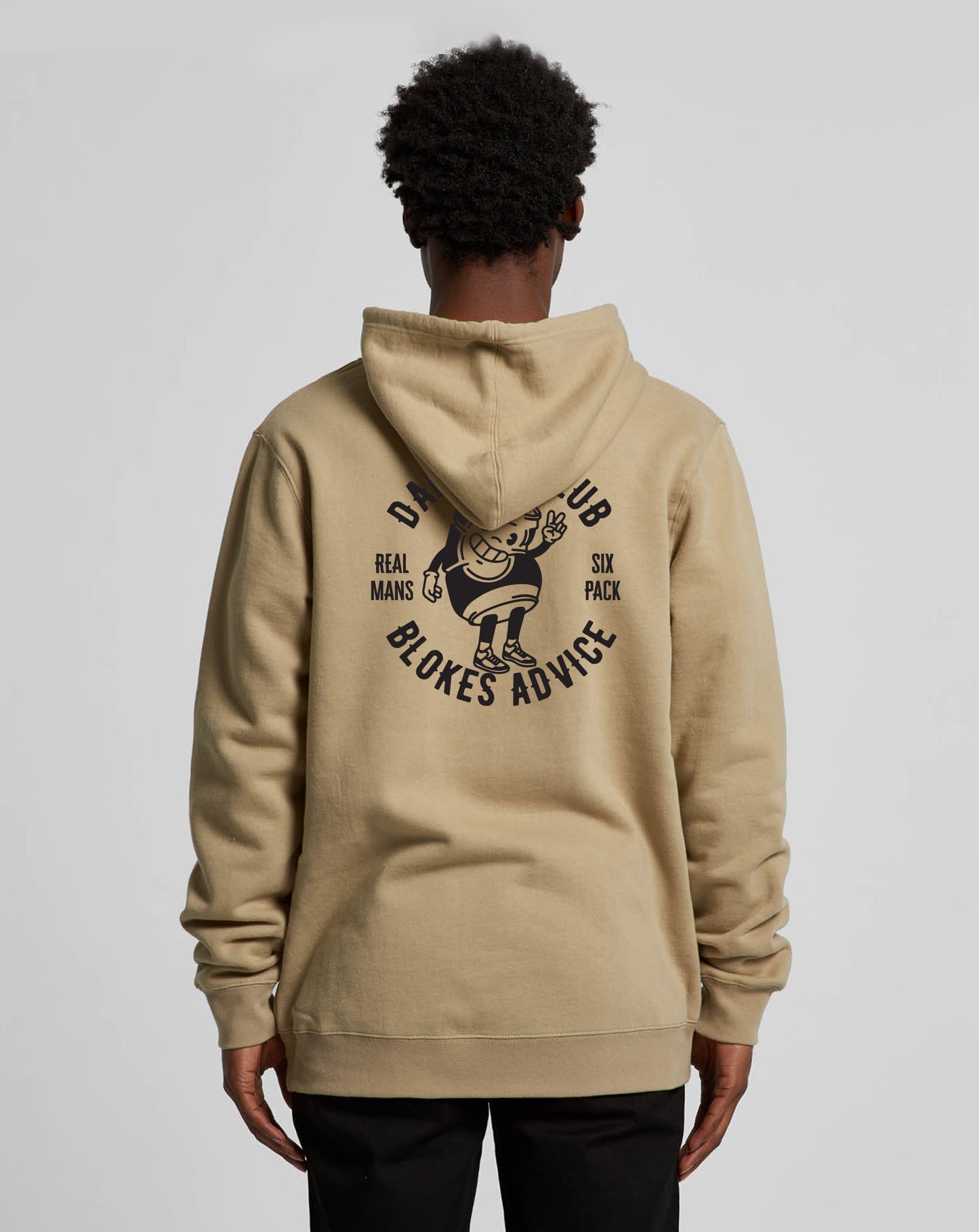 Dad Bod Club Heavy Hoodie - Sand