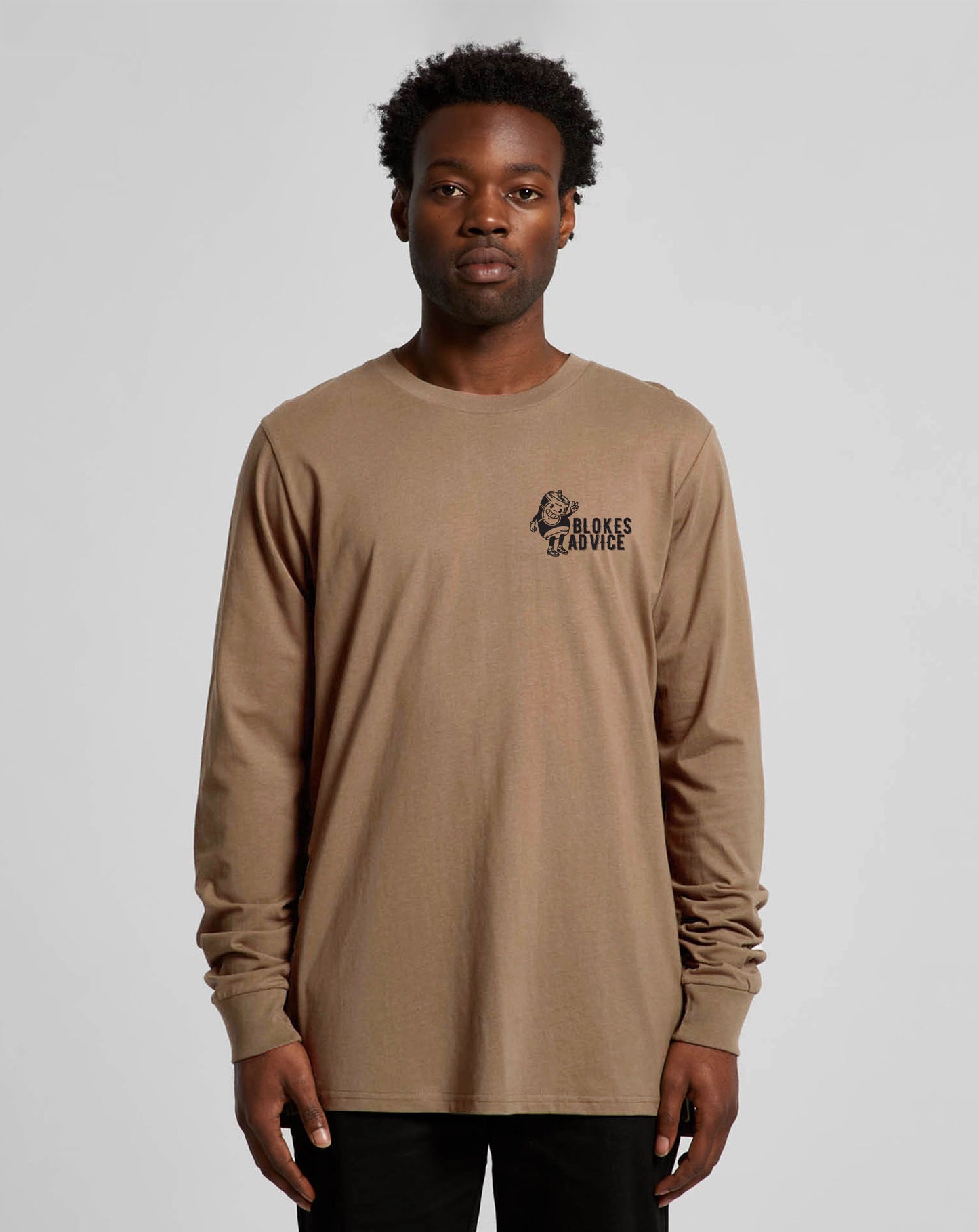 Dad Bod Club Longsleeve - Tan