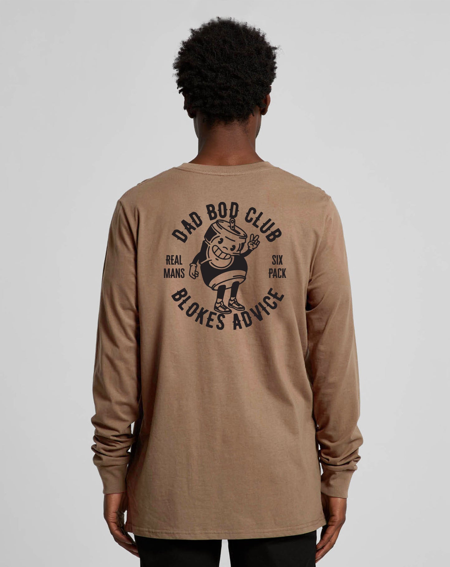 Dad Bod Club Longsleeve - Tan