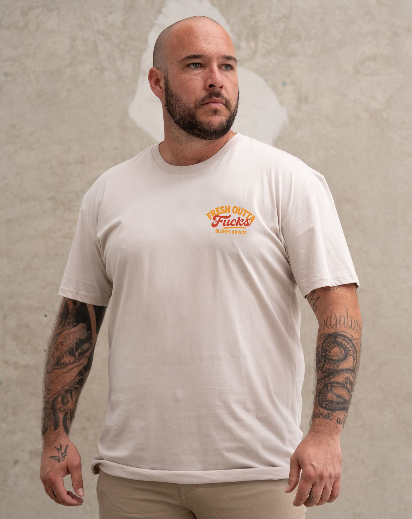 Fresh Outta Tee - Bone