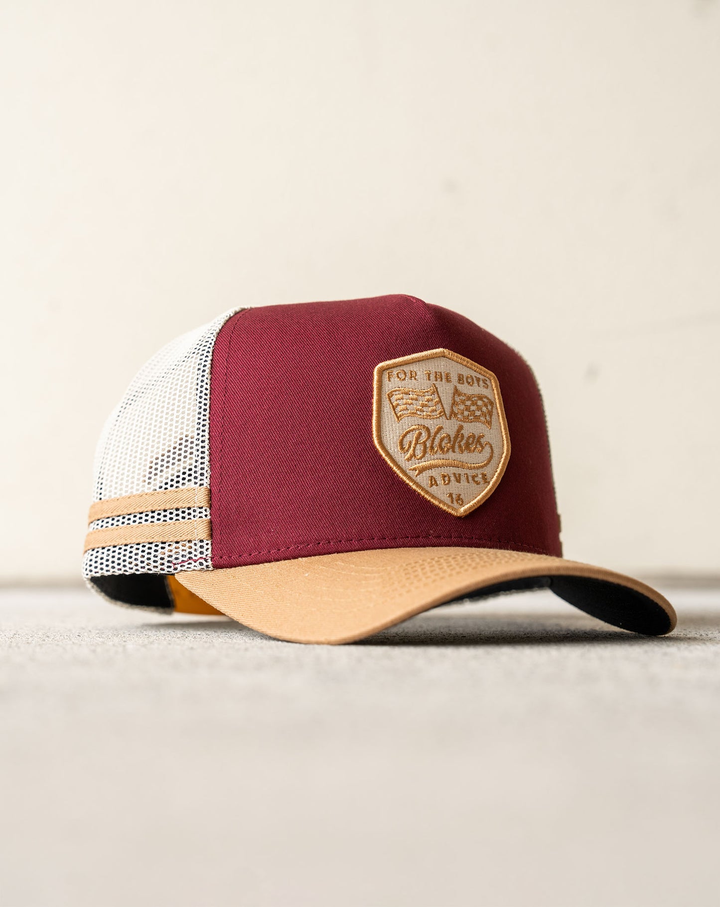 Full Throttle Trucker Cap - Maroon