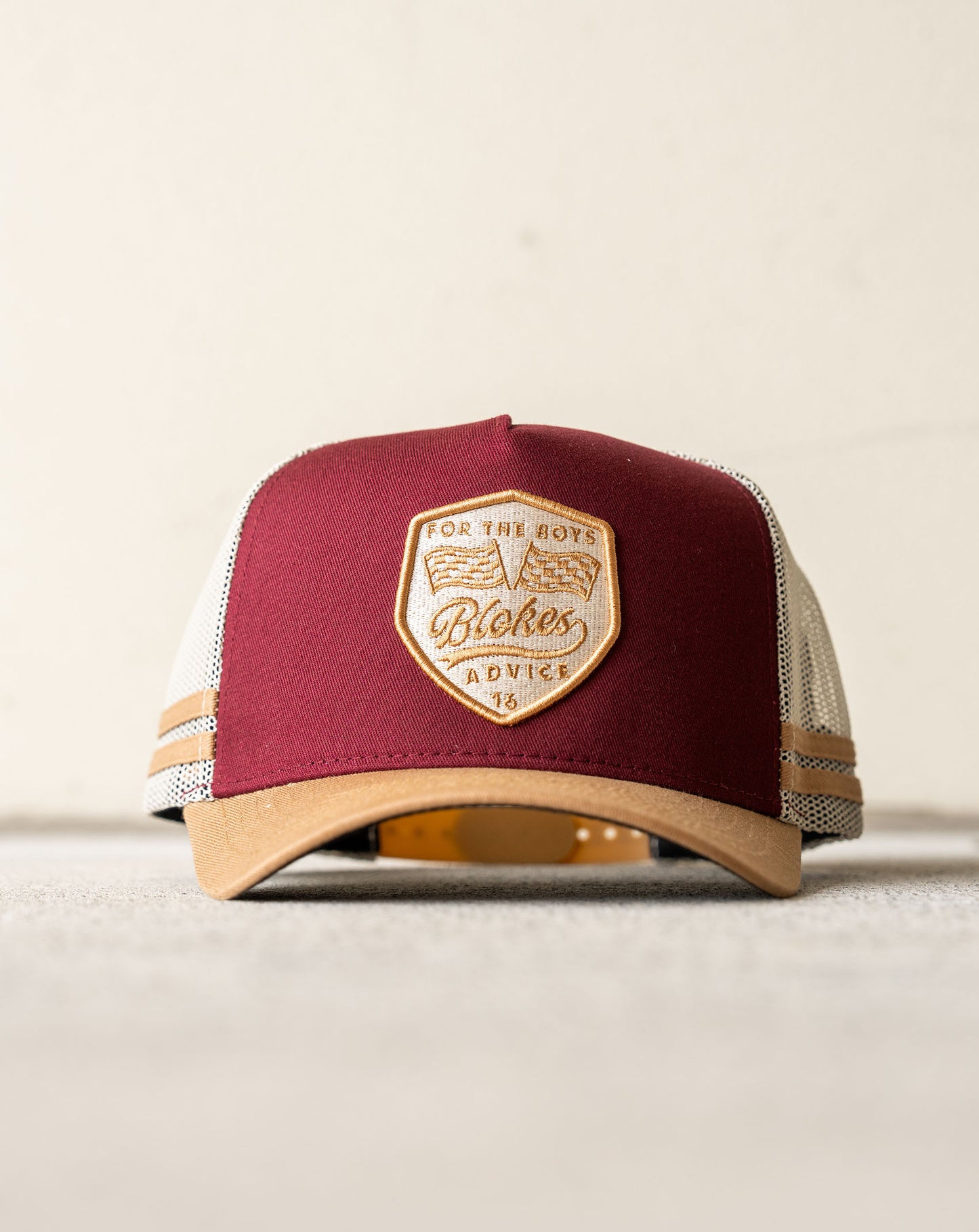 Full Throttle Trucker Cap - Maroon