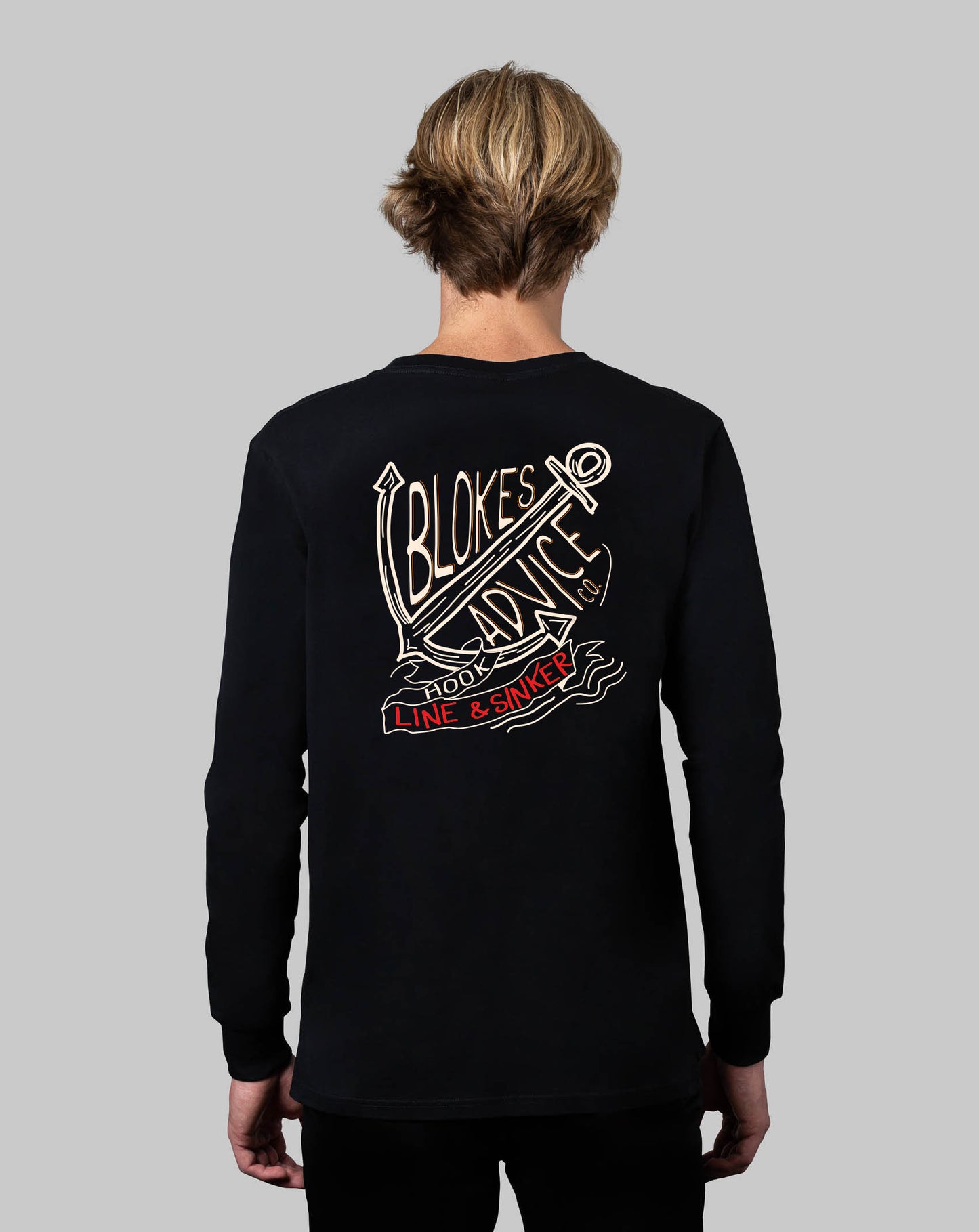 Hook, Line & Sinker Longsleeve - Black