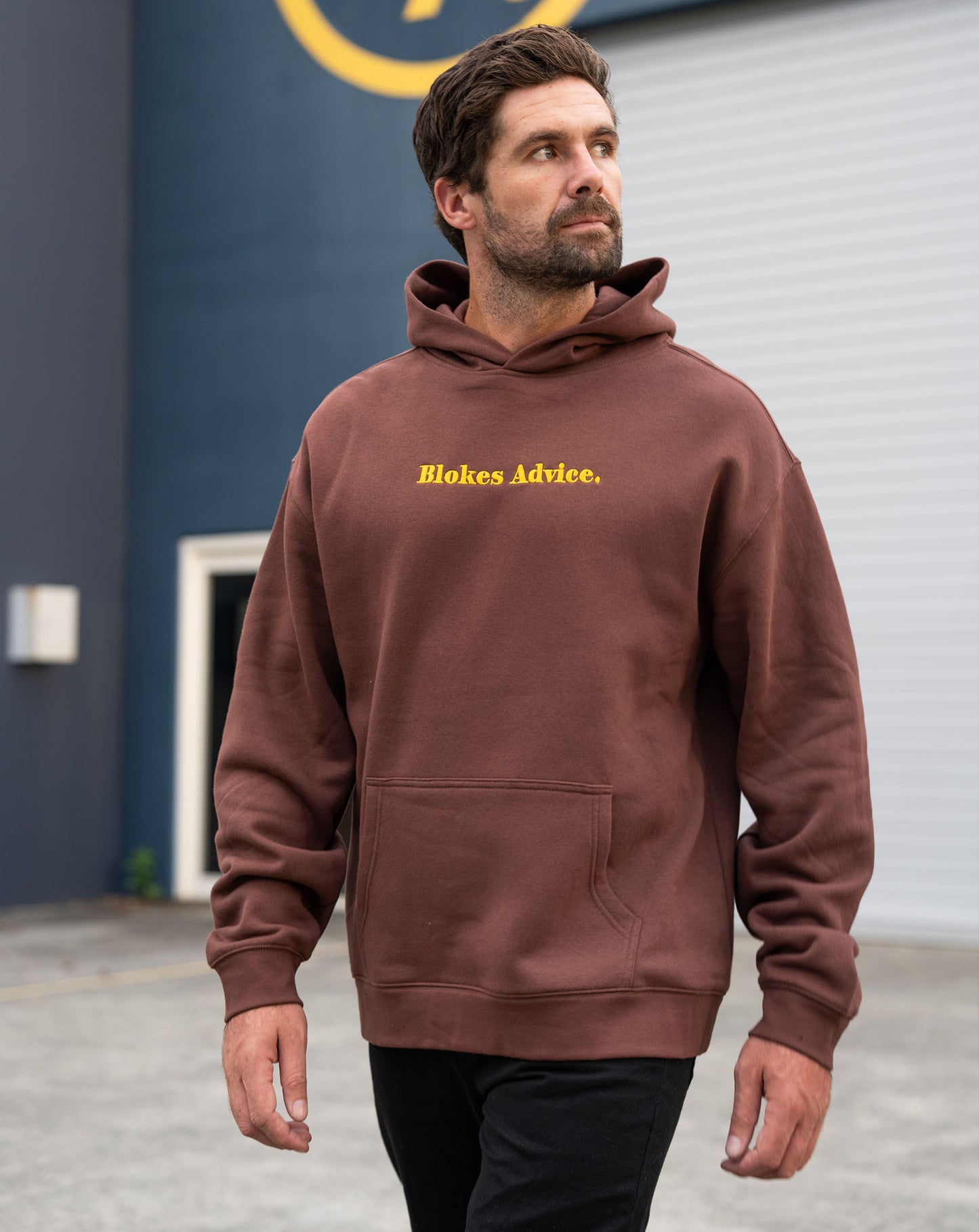 Logo Hoodie - Brown