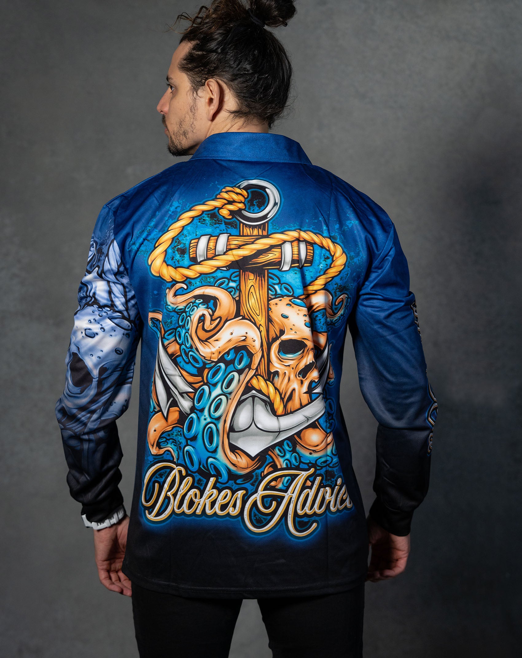 Fish Everywhere Oversized Jersey Top main image 0