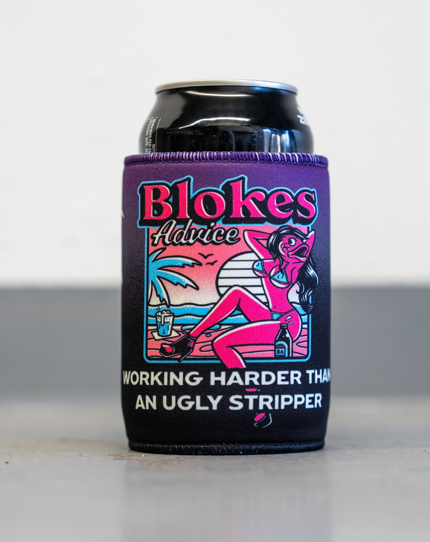 Overworked Stubby Cooler