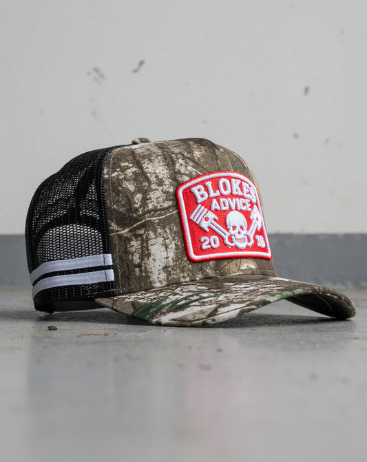 Overworked Trucker Cap - Camo