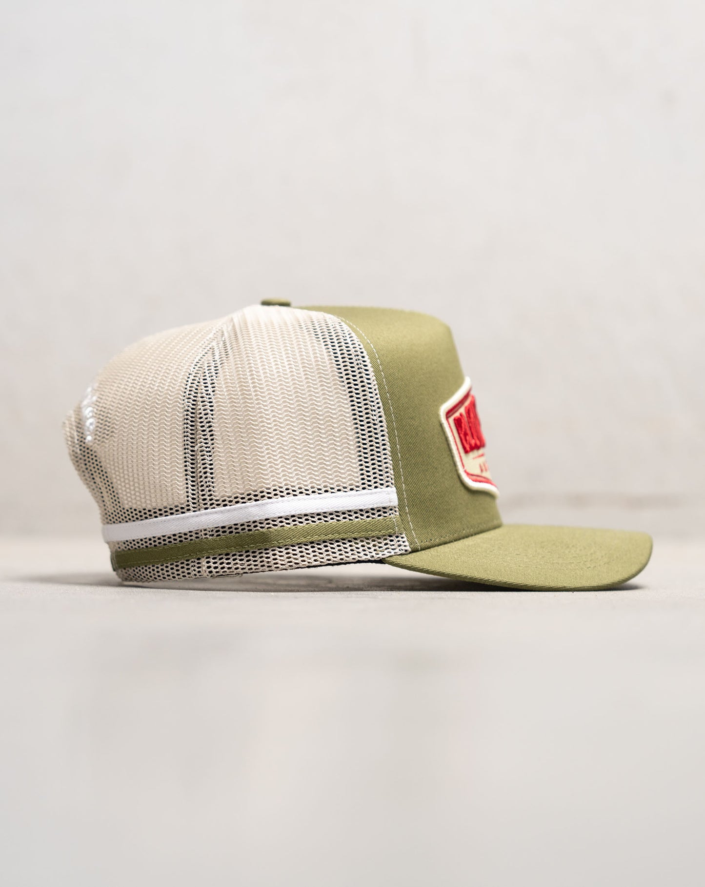 Patch Trucker Cap - Olive