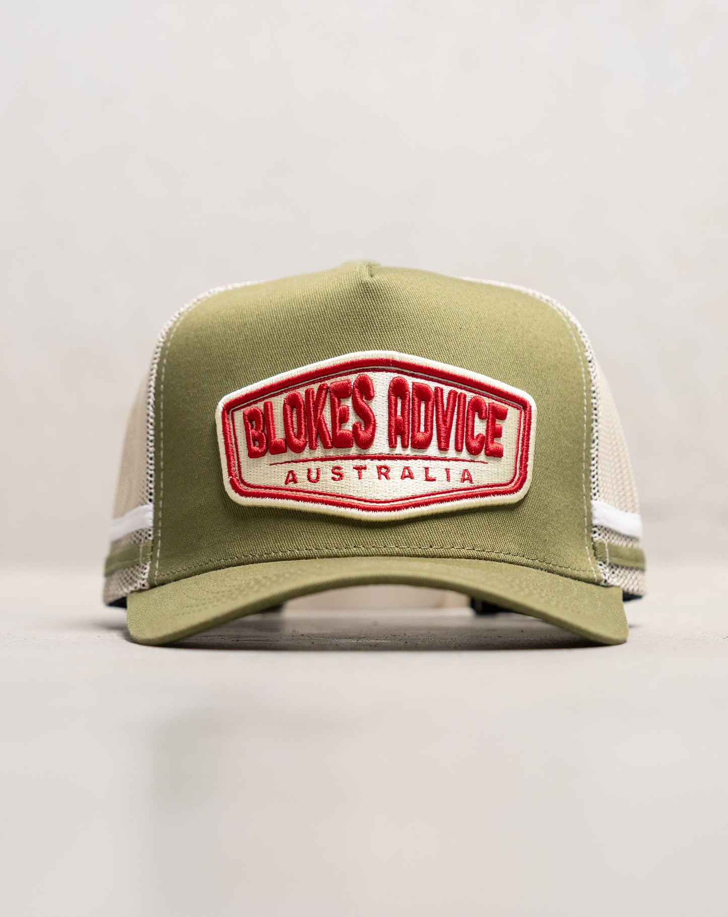 Patch Trucker Cap - Olive