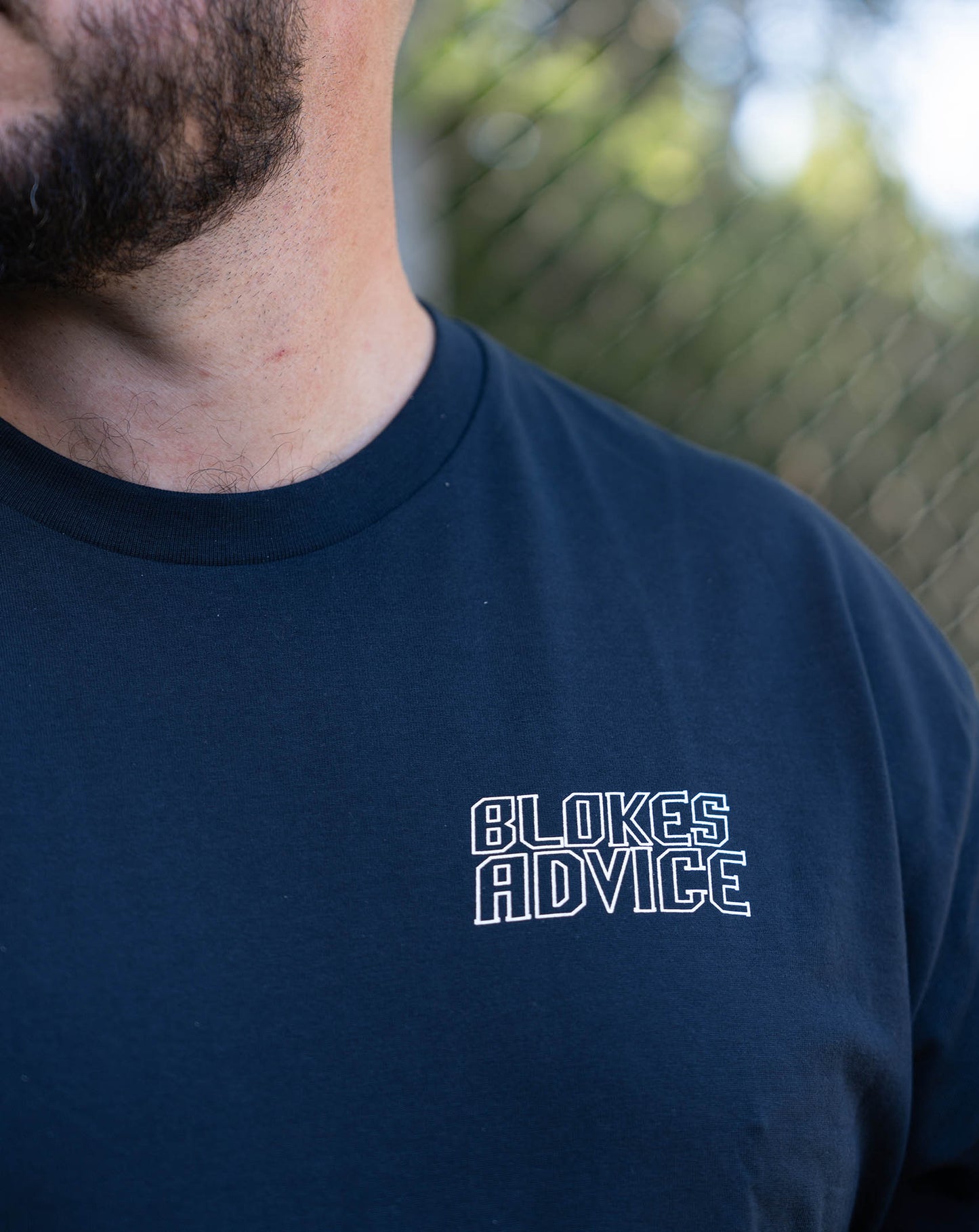 Stay Sharp Tee - Navy
