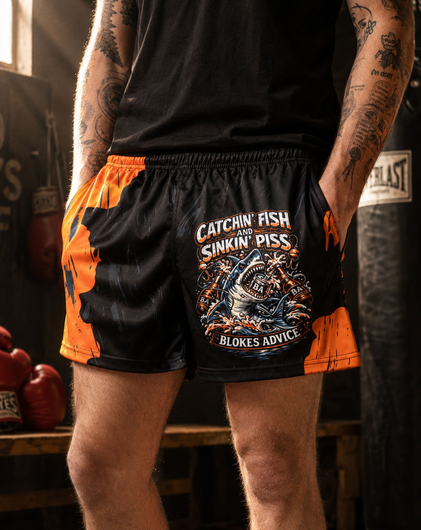 Sinkin' Piss Footy Shorts