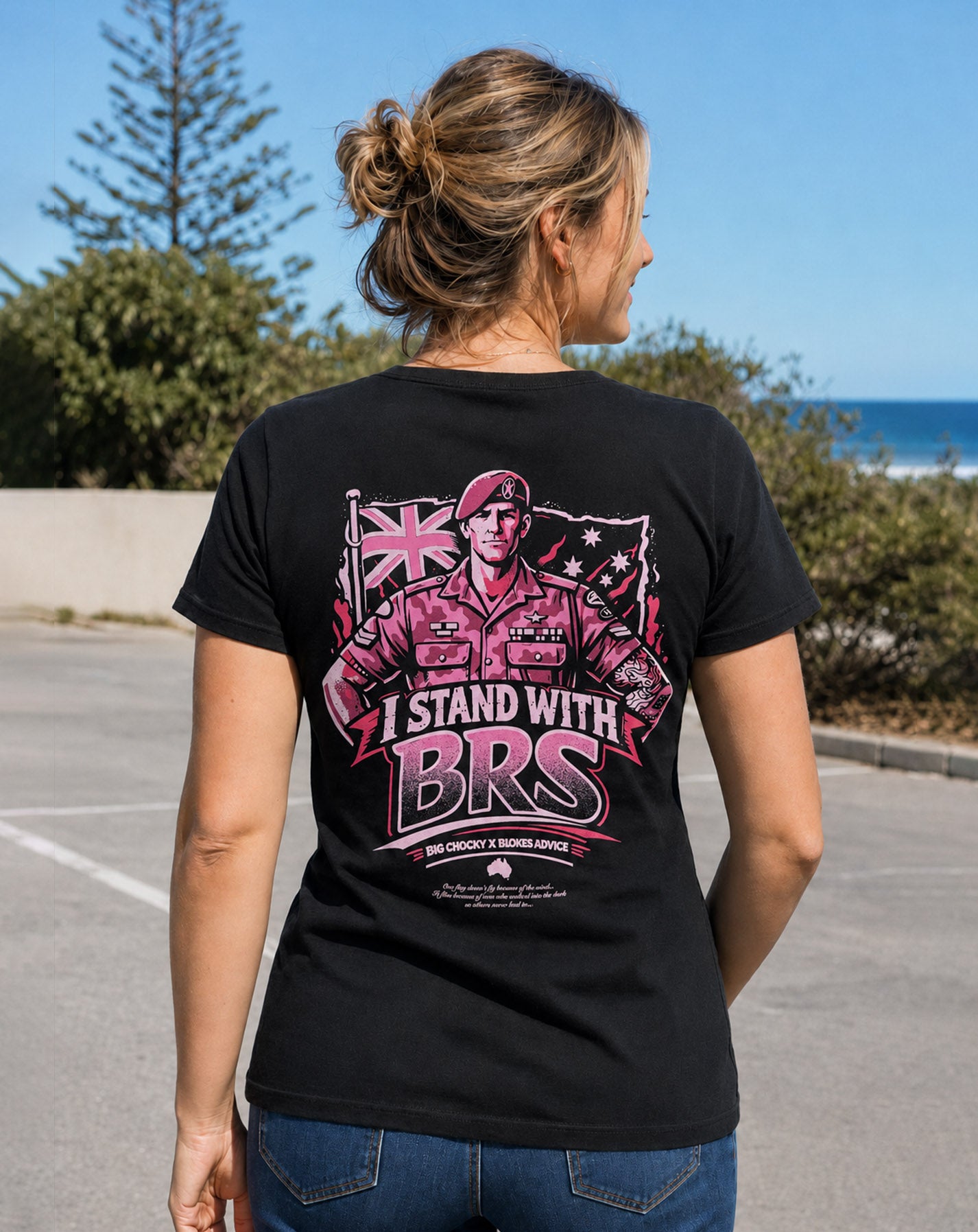 Big Chocky | Stand With BRS Womens Tee