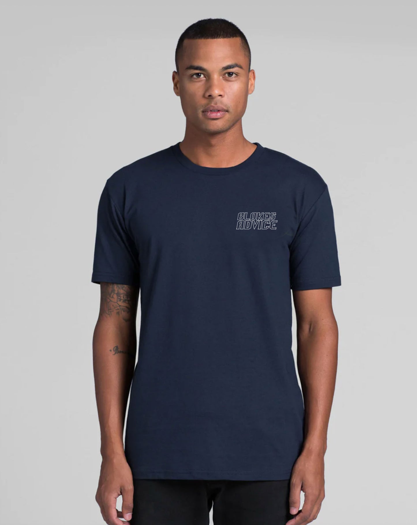 Stay Sharp Tee - Navy