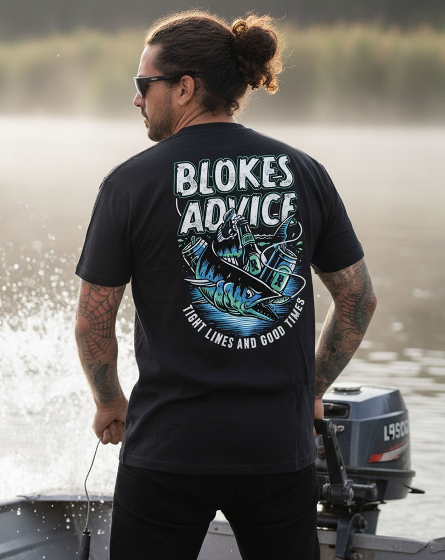 Tight Lines Tee - Black