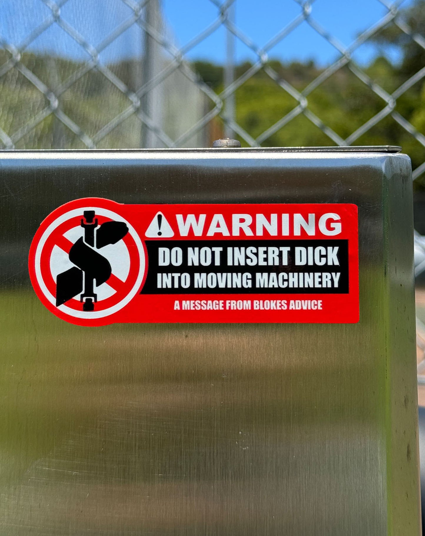 Warning Stickers - 4 Pack