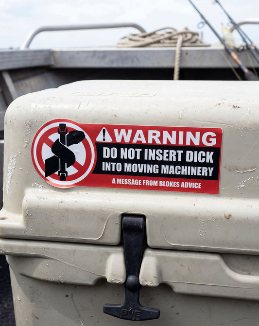 Warning Stickers - 4 Pack