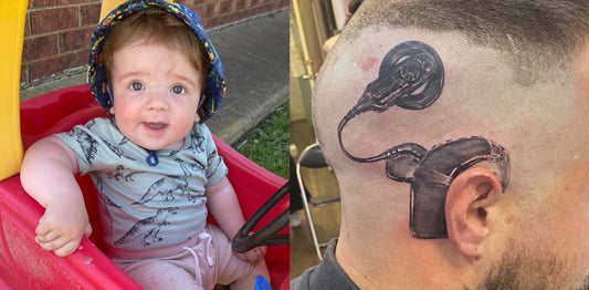 Dad gets head tattoo to support his son
