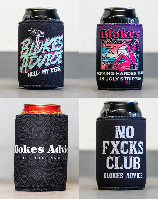 Mixed Stubby Cooler 4 Pack