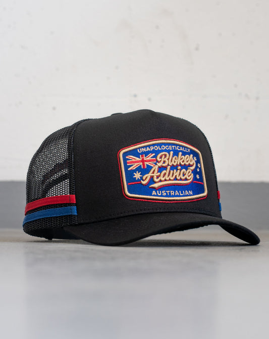 Aussie As Trucker Cap - Black