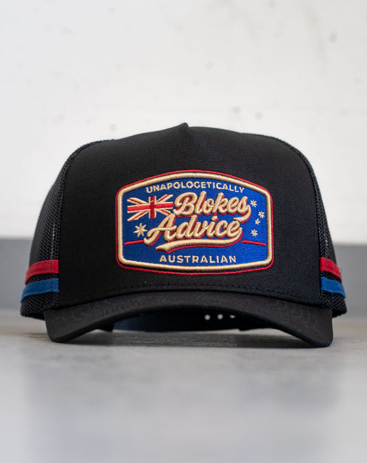 Aussie As Trucker Cap - Black
