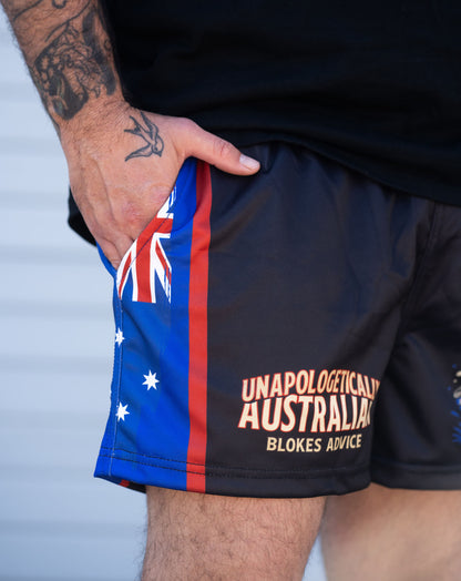 Aussie As Footy Shorts