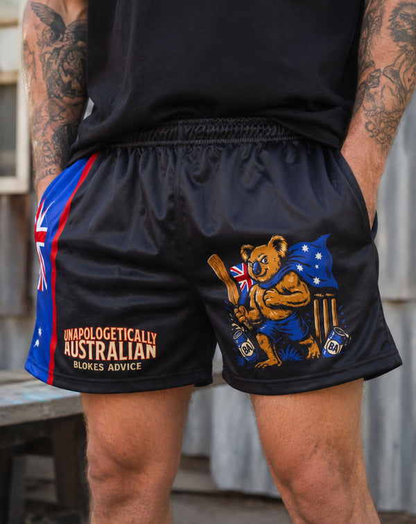 Aussie As Footy Shorts