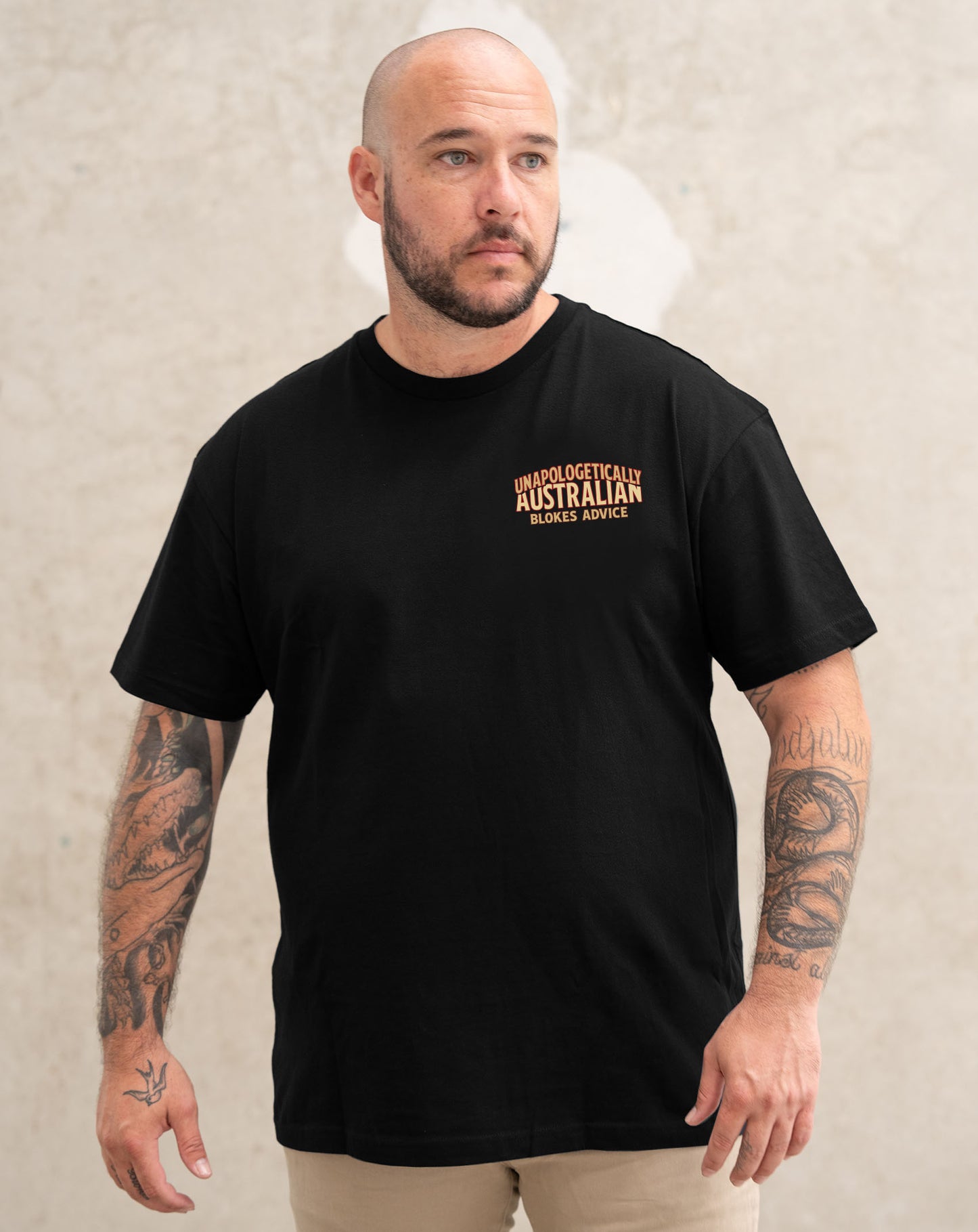 Aussie As Tee - Black