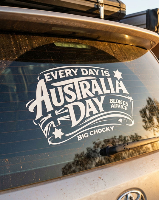 Big Chocky | Aussie Day Sticker - 300x194mm