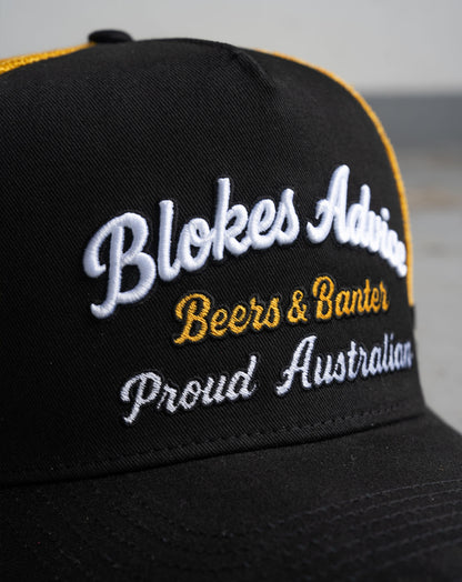 Beers n Banter Trucker Cap - Black
