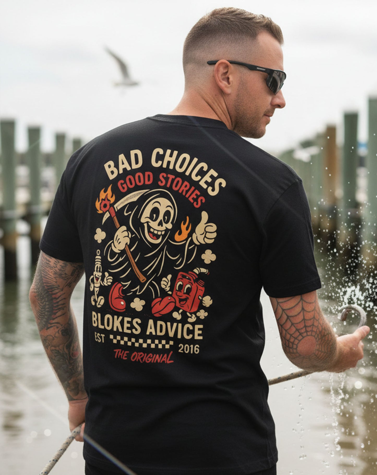 Bad Choices Tee - Black
