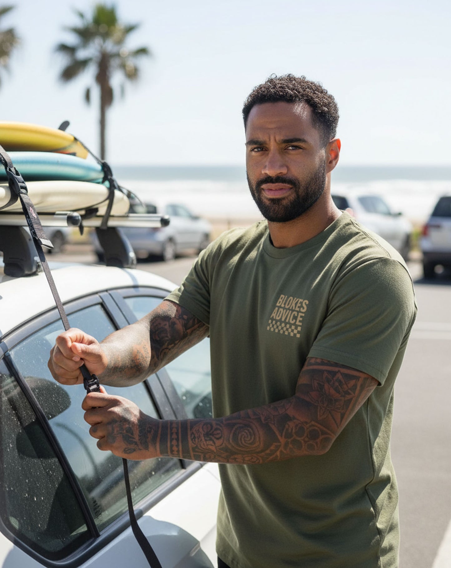 Bad Choices Tee - Army