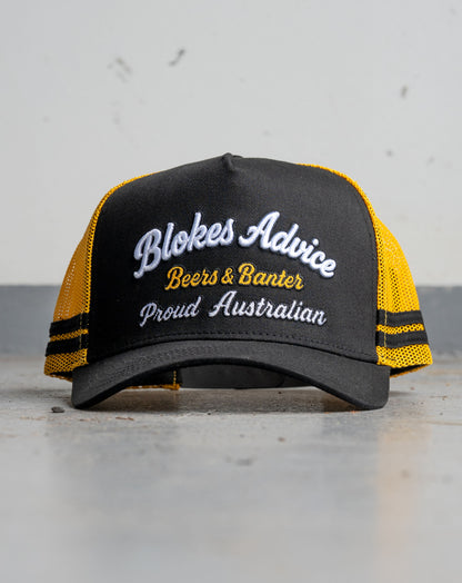 Beers n Banter Trucker Cap - Black