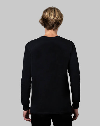 College Longsleeve - Black