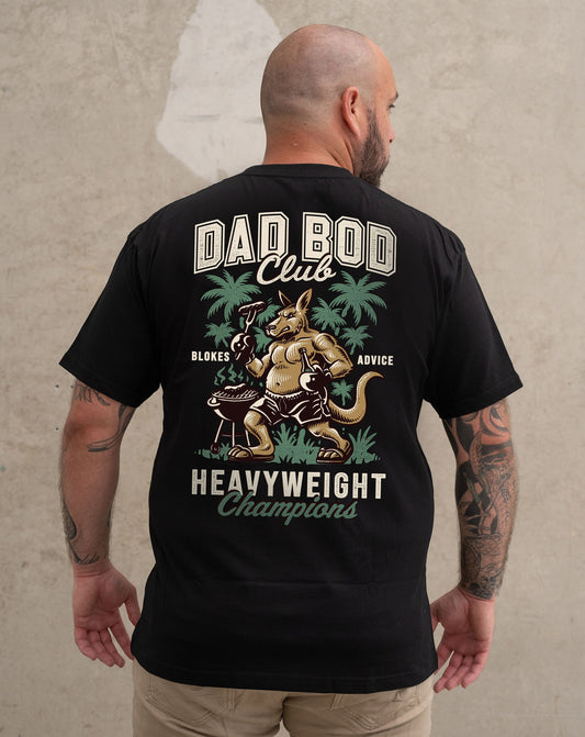 Dad Bod Champs Tee - Black
