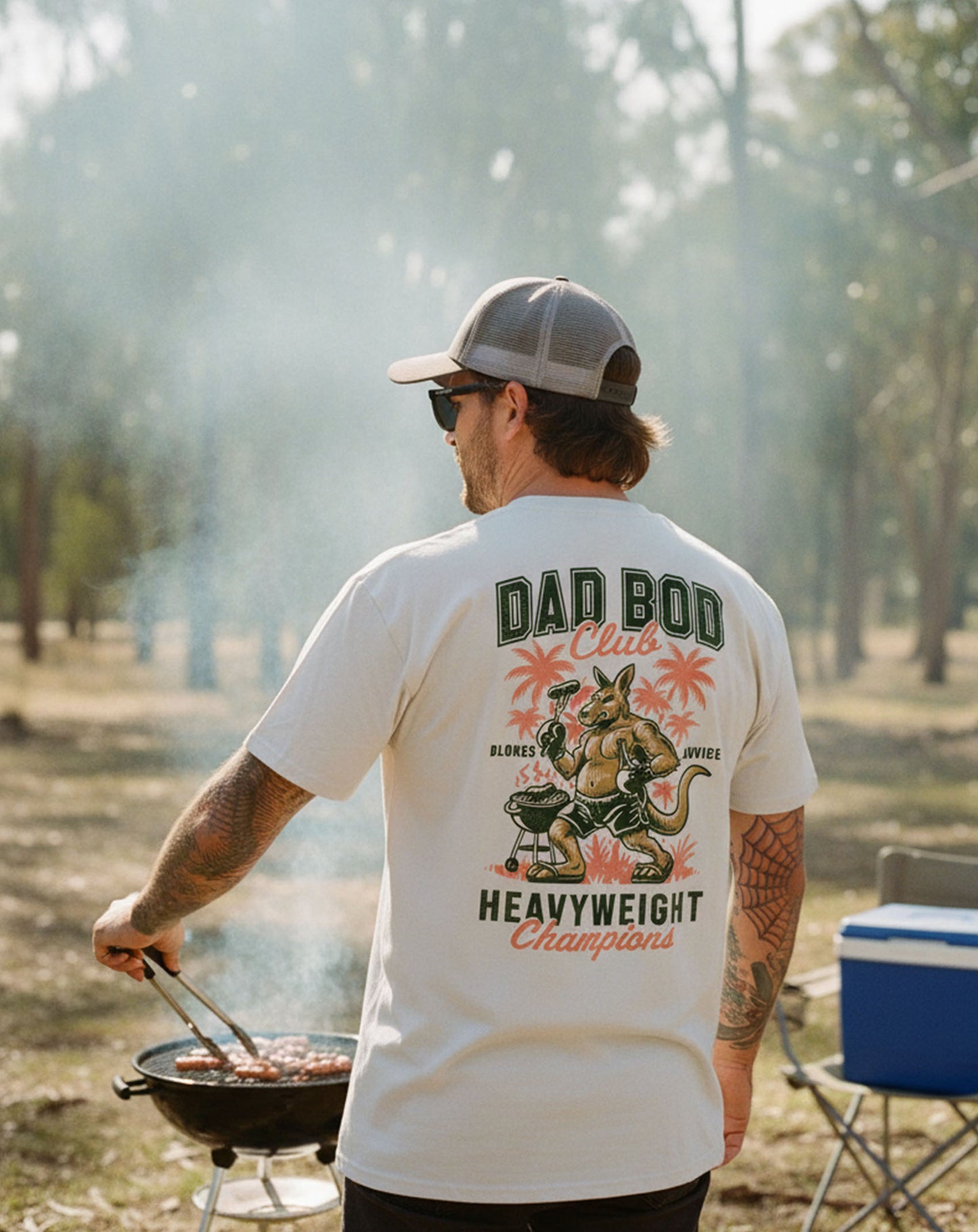 Dad Bod Champs Tee - White