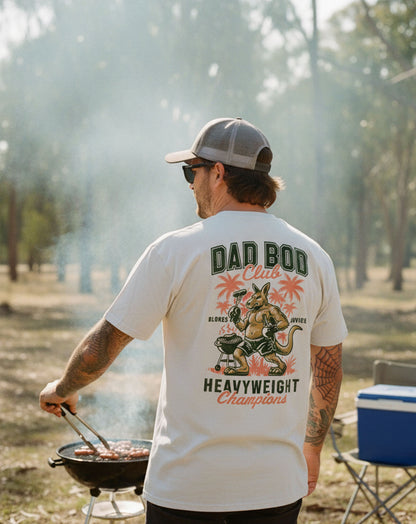 Dad Bod Champs Tee - White