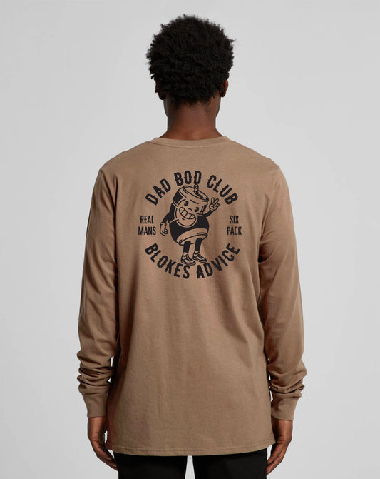Dad Bod Club Longsleeve - Tan