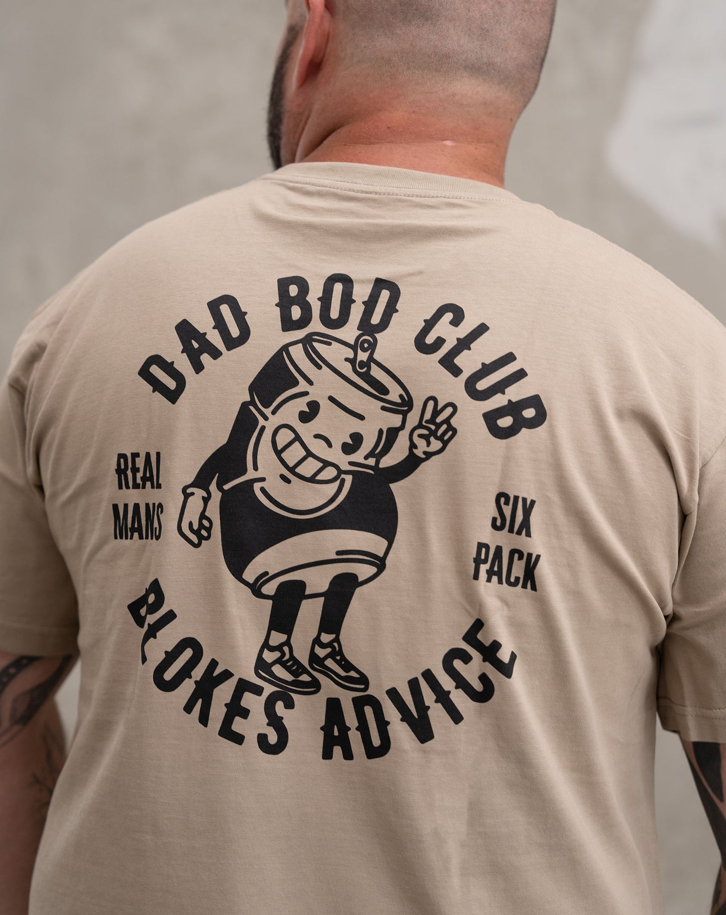 Dad Bod Club Tee - Sand