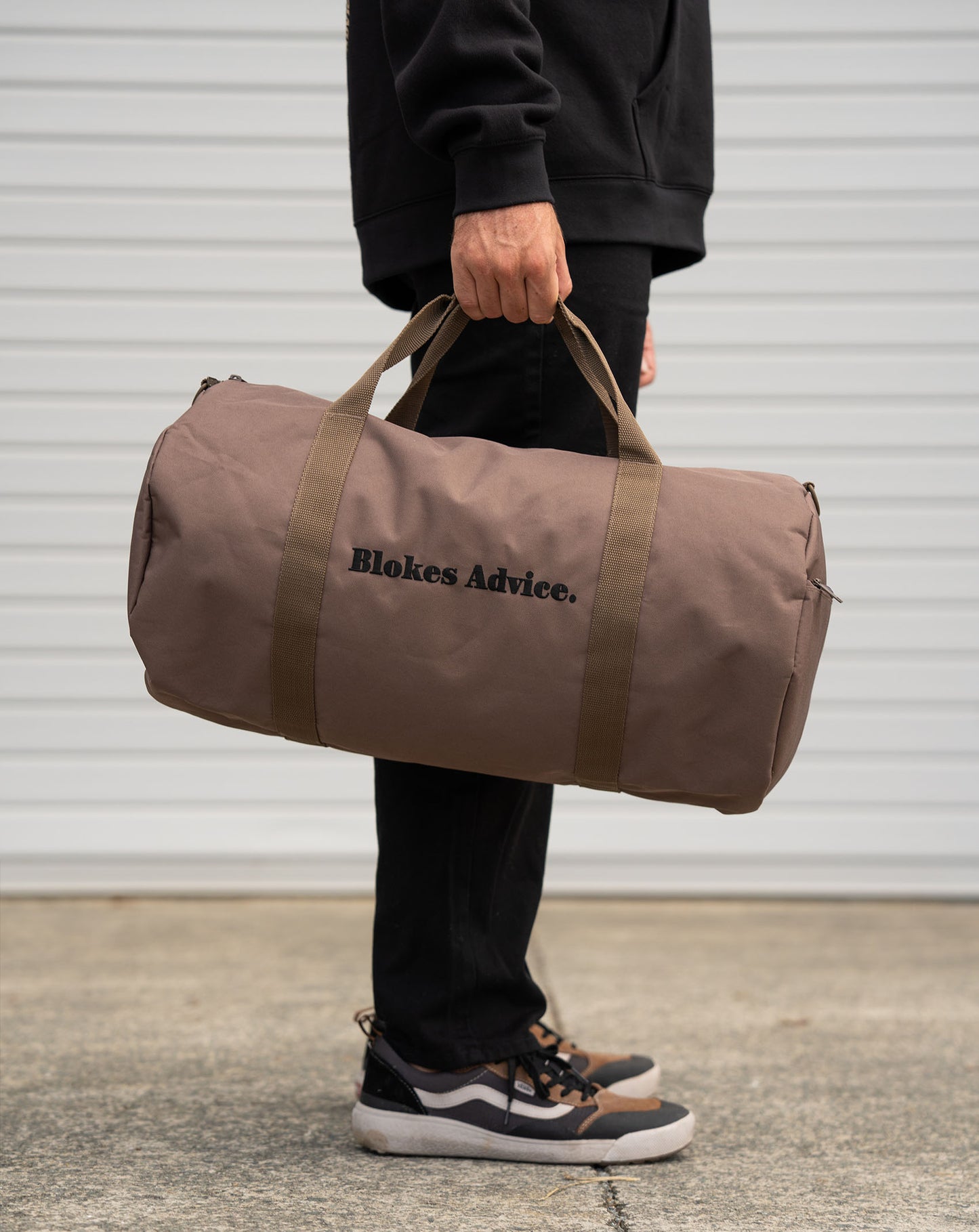 Logo Duffle Bag - Brown