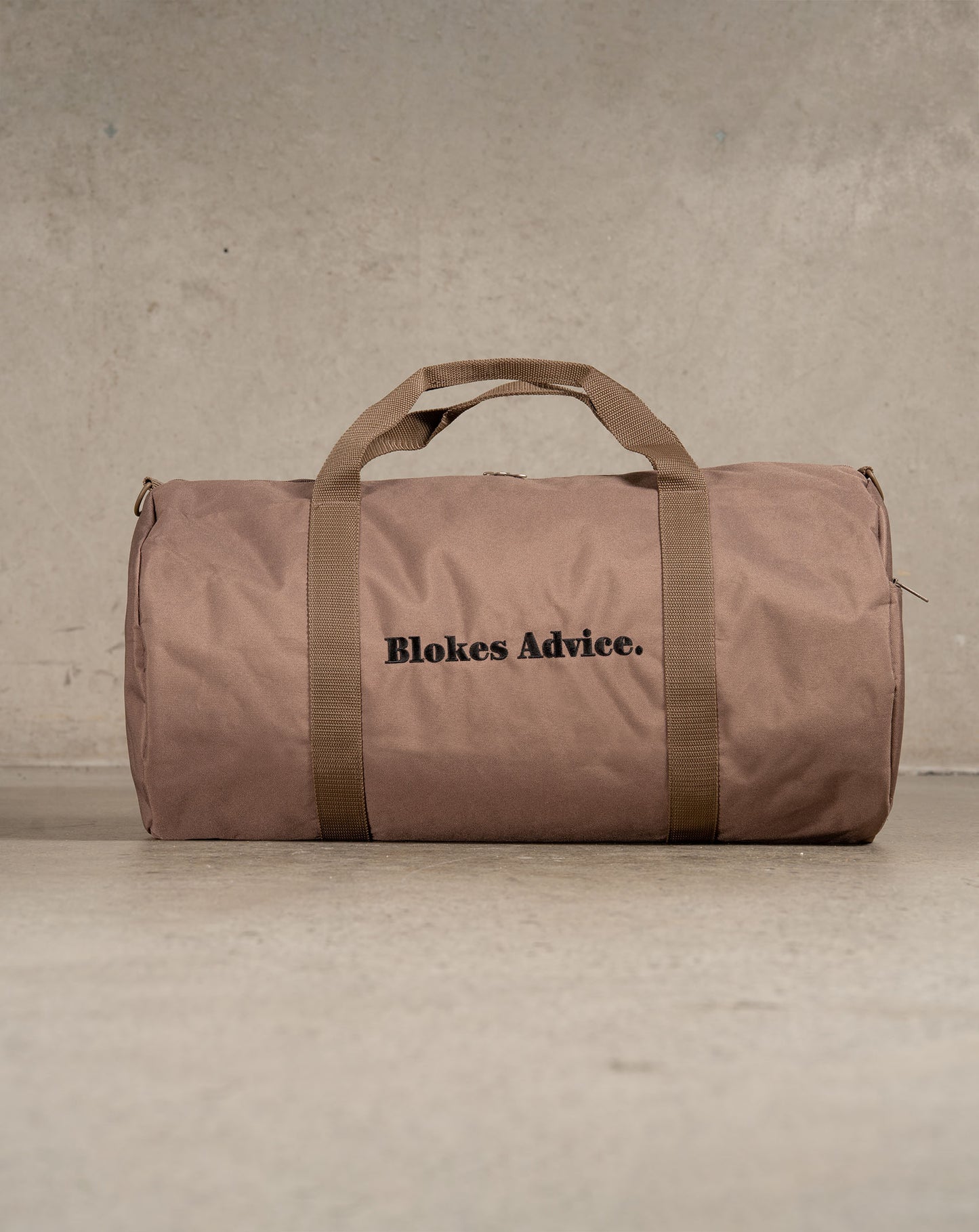 Logo Duffle Bag - Brown