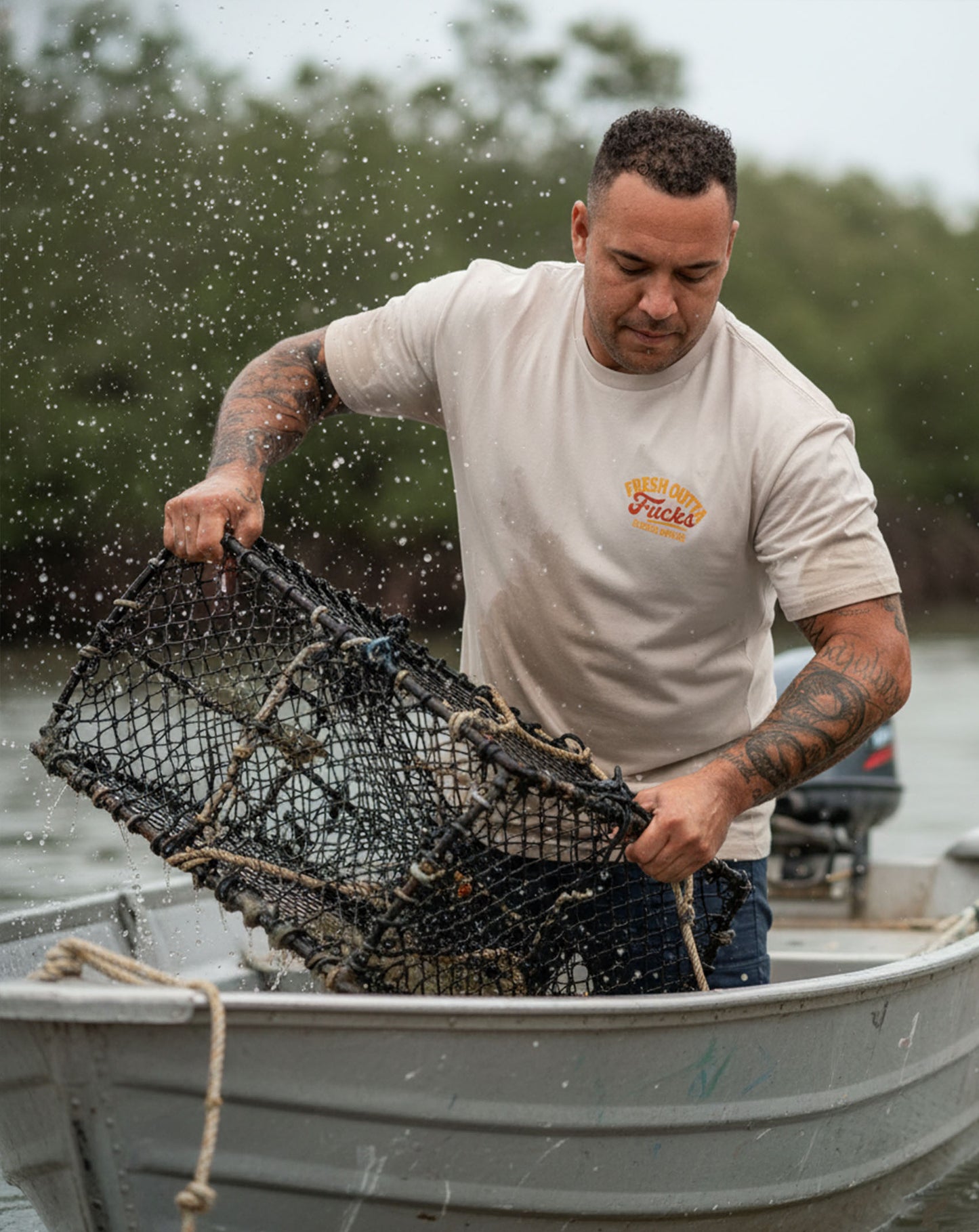 Fresh Outta Tee - Bone