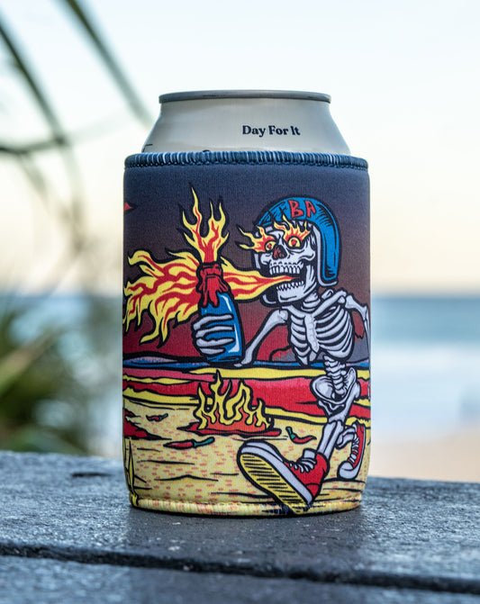 Fire Up Stubby Cooler