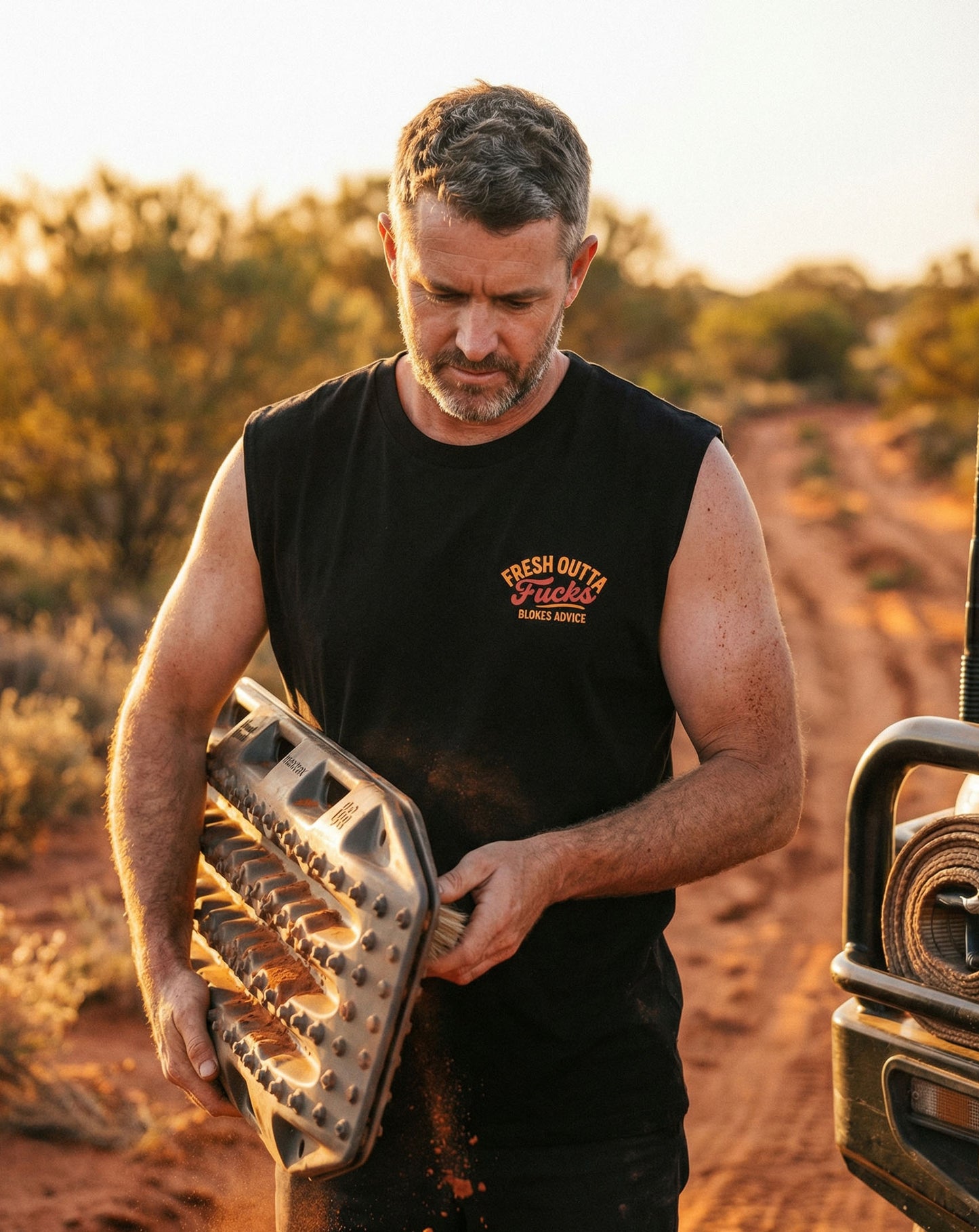 Fresh Outta Singlet - Black